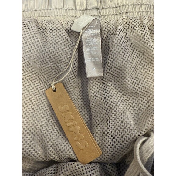 SKIMS Utility Sport Track Pants Plus Sz 3X High Rise Drawstring Beige - Picture 3 of 8